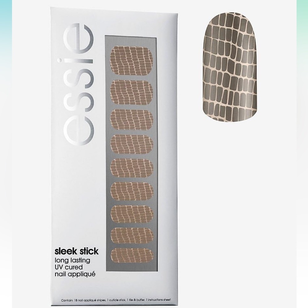 NWT Essie UV Cured Nail Appliqué - Croc N’ Chic